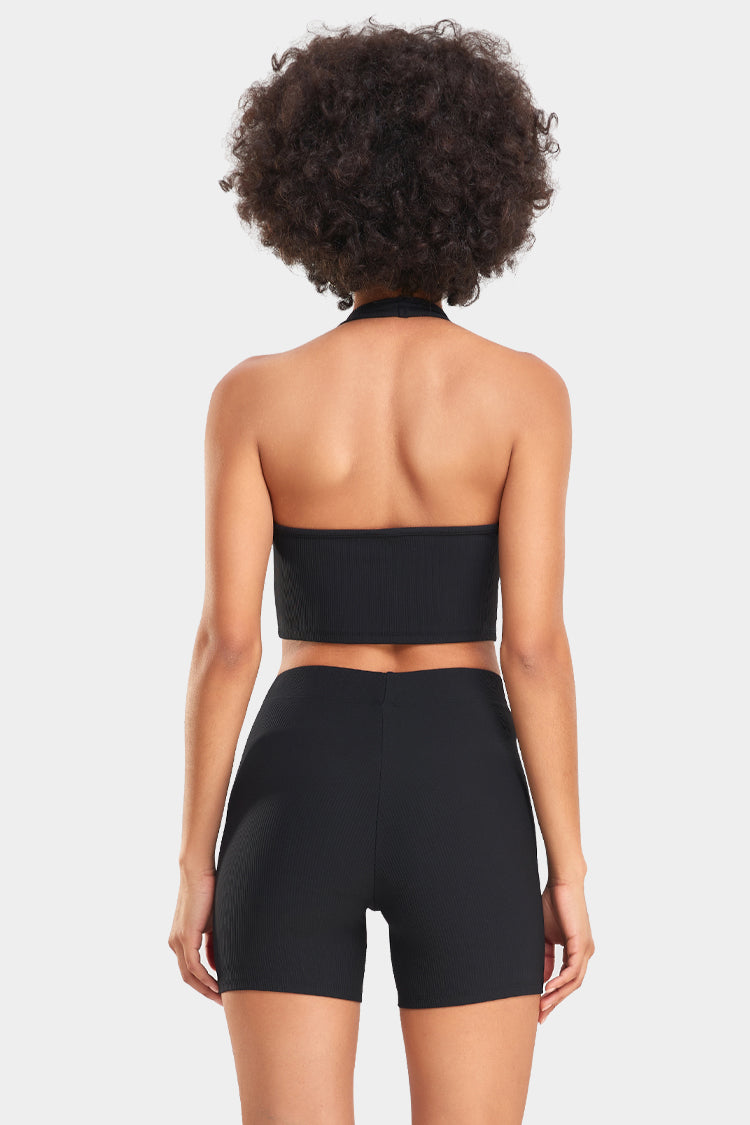 Halter Neck Tank and Shorts Set