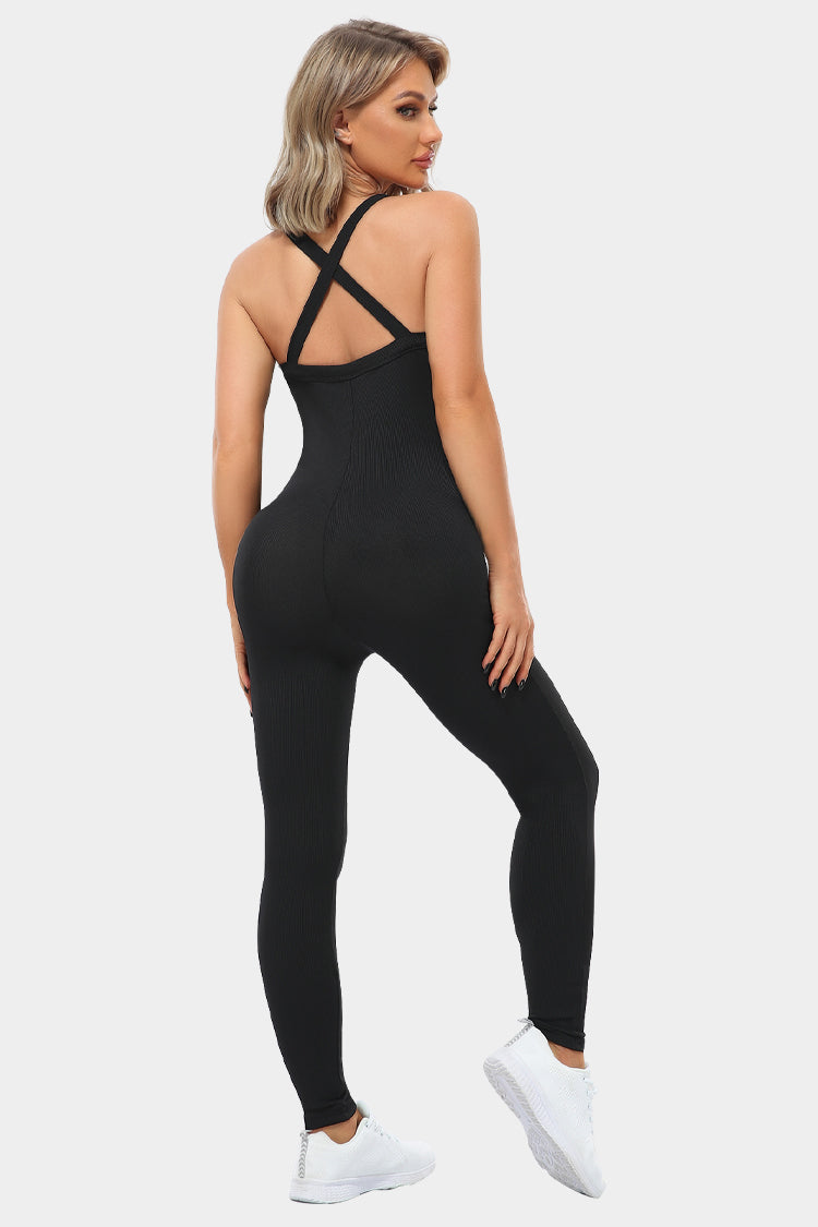 Vutru Seamless Ribbed Sports Romper