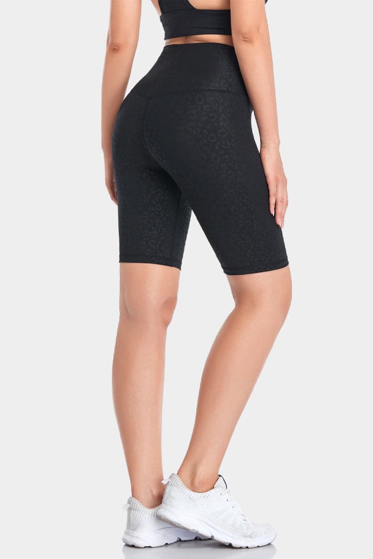 Vutru High-Wais Textured Yoga Shorts