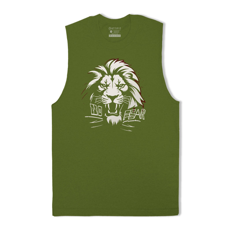 No Fear Lion Men's Tank Top