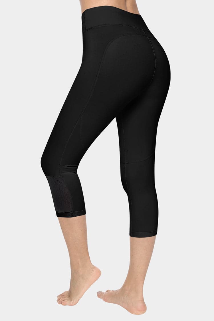 Vutru Low-Waist Side Pocket Capri Leggings