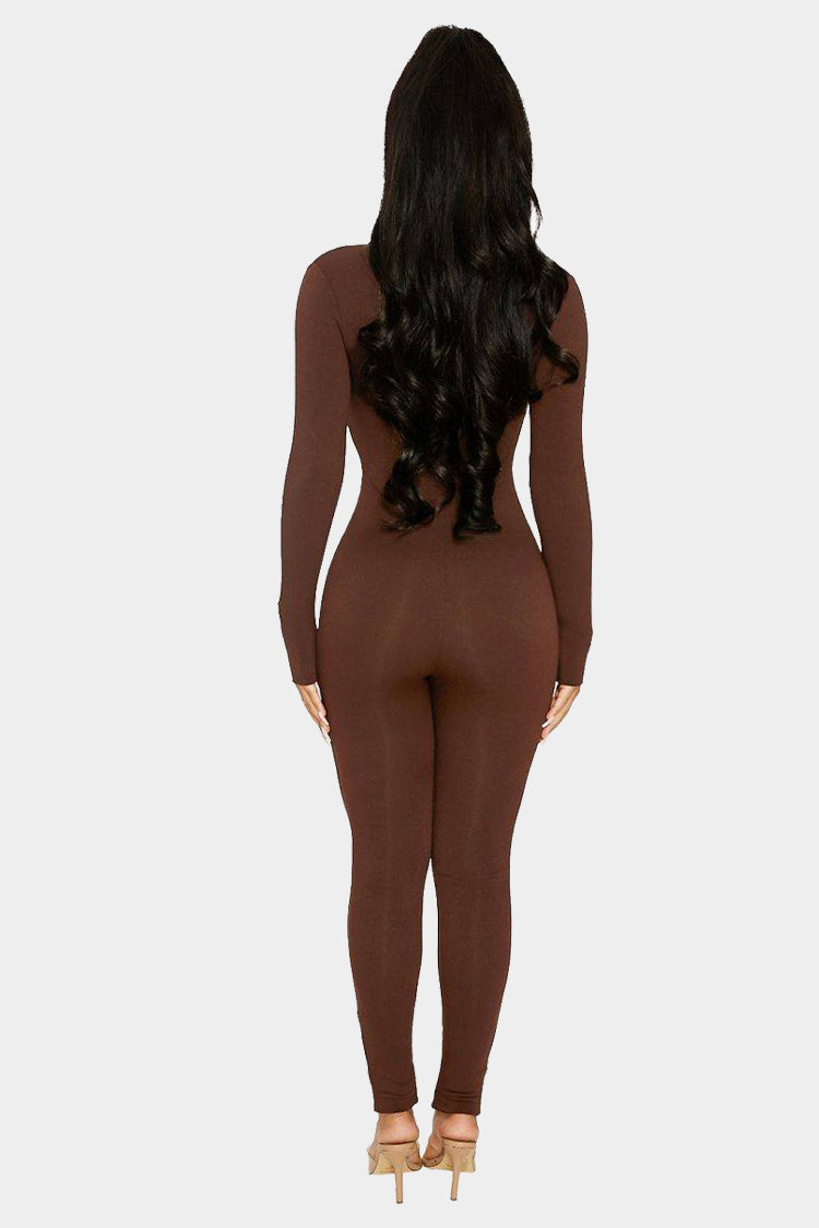 Vutru Stretch Long-sleeved Jumpsuit