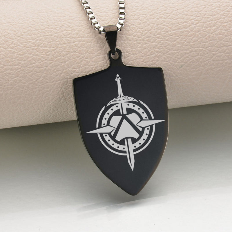 Spartan Titanium Steel Fitness Jewelry