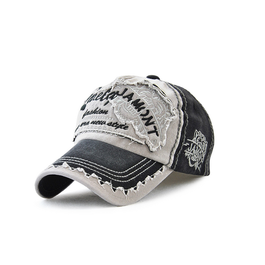 Tiger Head Embroidered Casual Baseball Cap