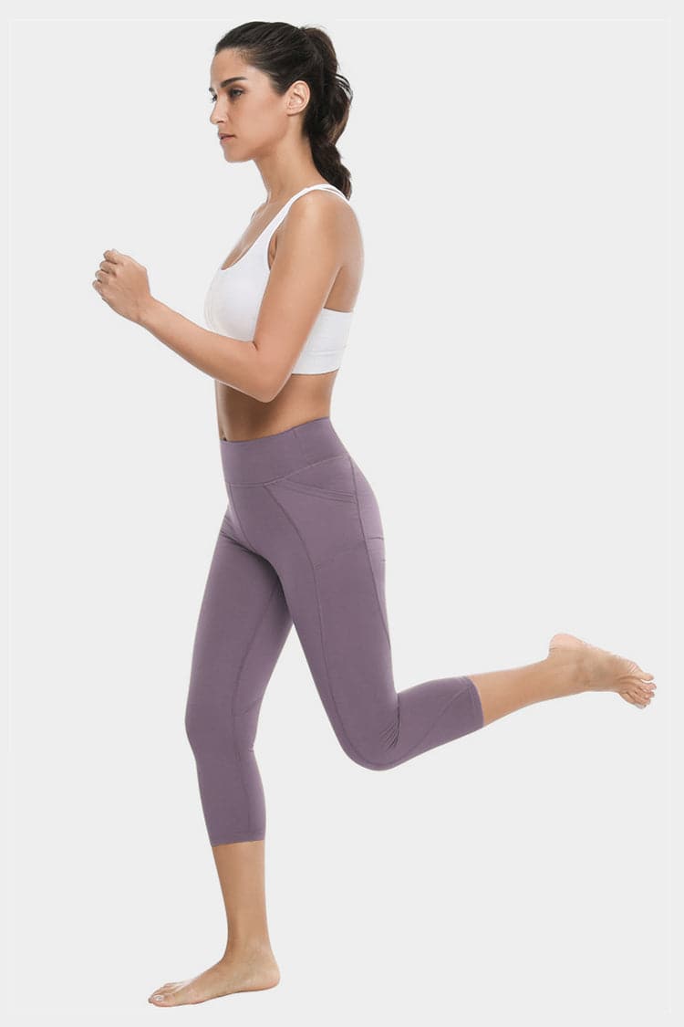 Vutru High-Waist Sports Capri Leggings