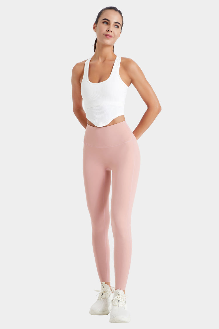 Cut Out Corset Active Tank Top