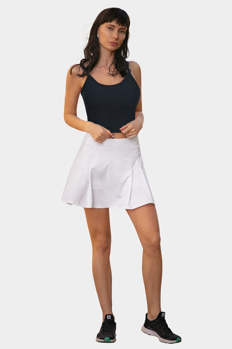 Vutru Ribbed Crop Sports Tank Top