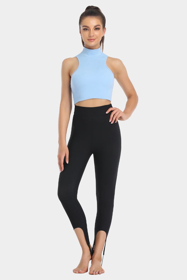 High Neck Racerback Sports Tank Top