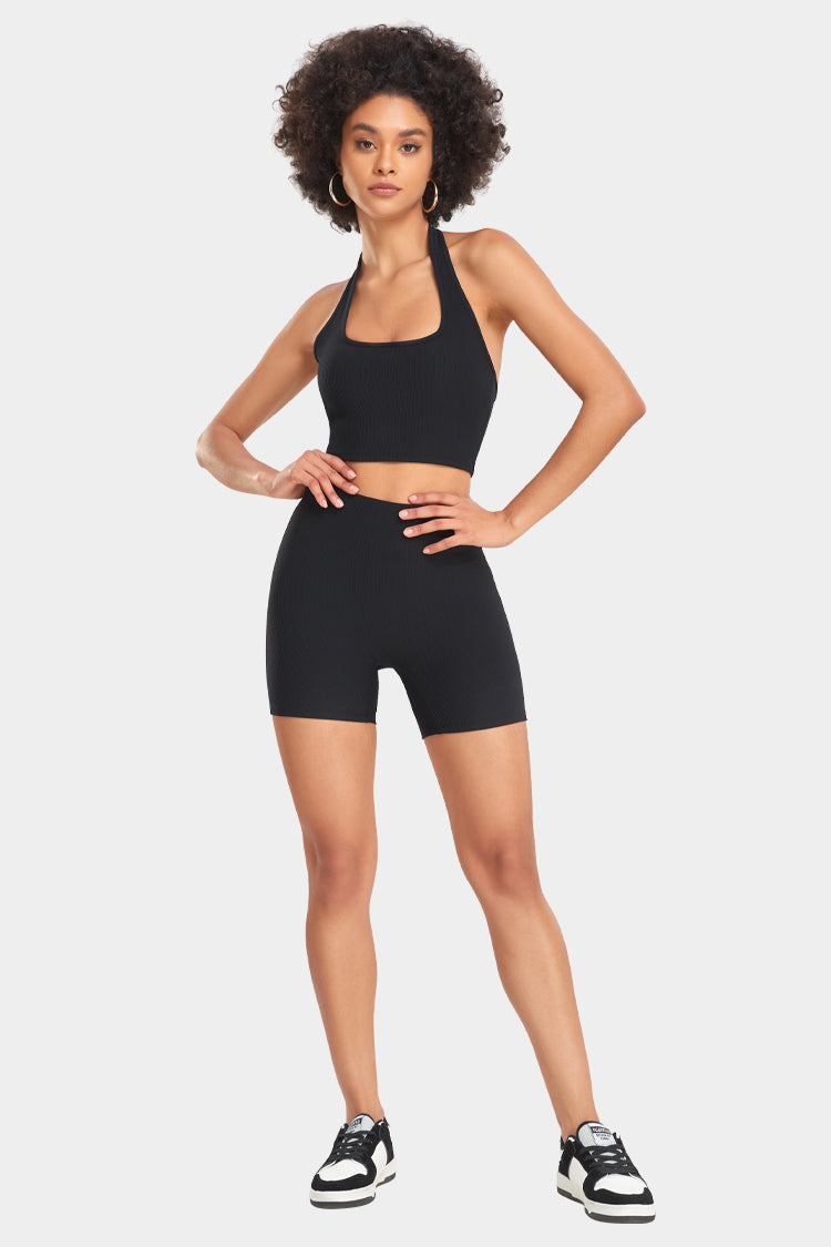 Halter Neck Tank and Shorts Set