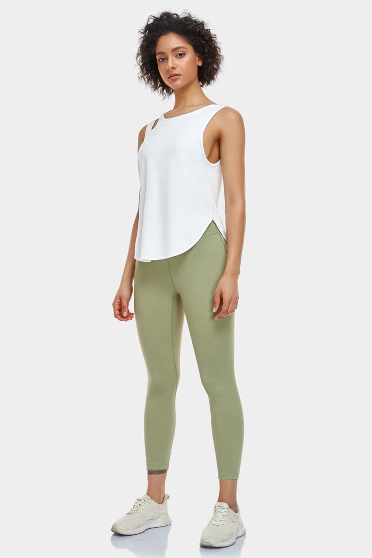 Vutru Dolphin Hem Casual Tank Top