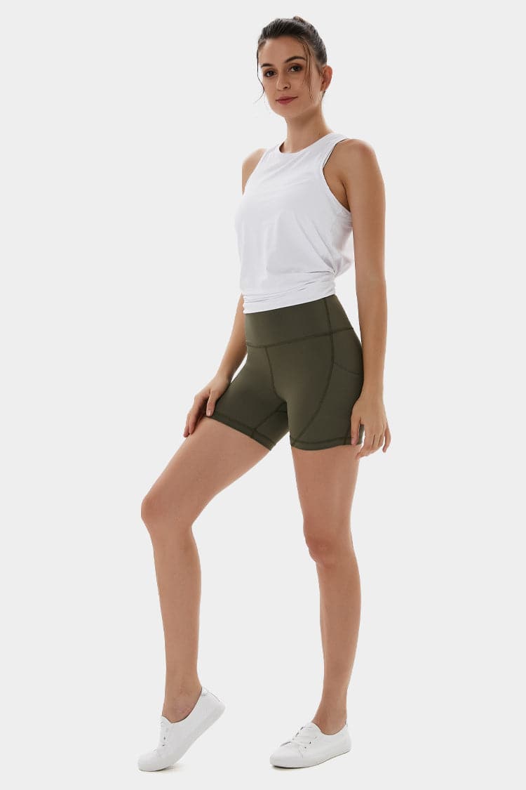 Vutru Low-Waist Compression Athletic Shorts