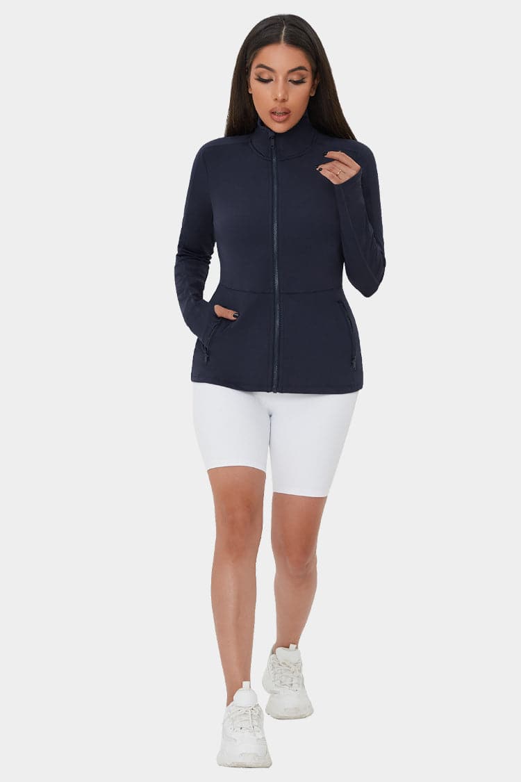 Vutru Zipper Thumb Hole Jacket