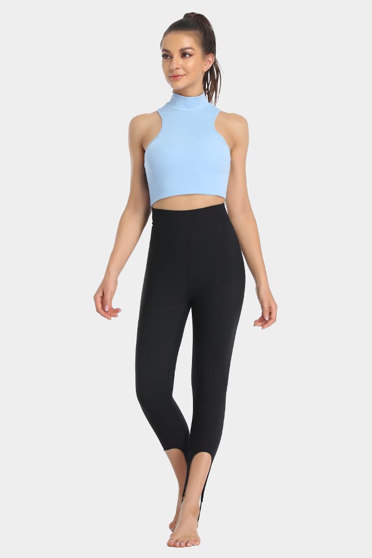 High Neck Racerback Sports Tank Top