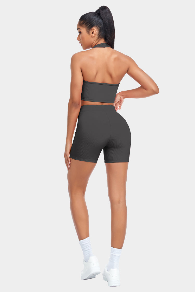 Halter Neck Tank and Shorts Set