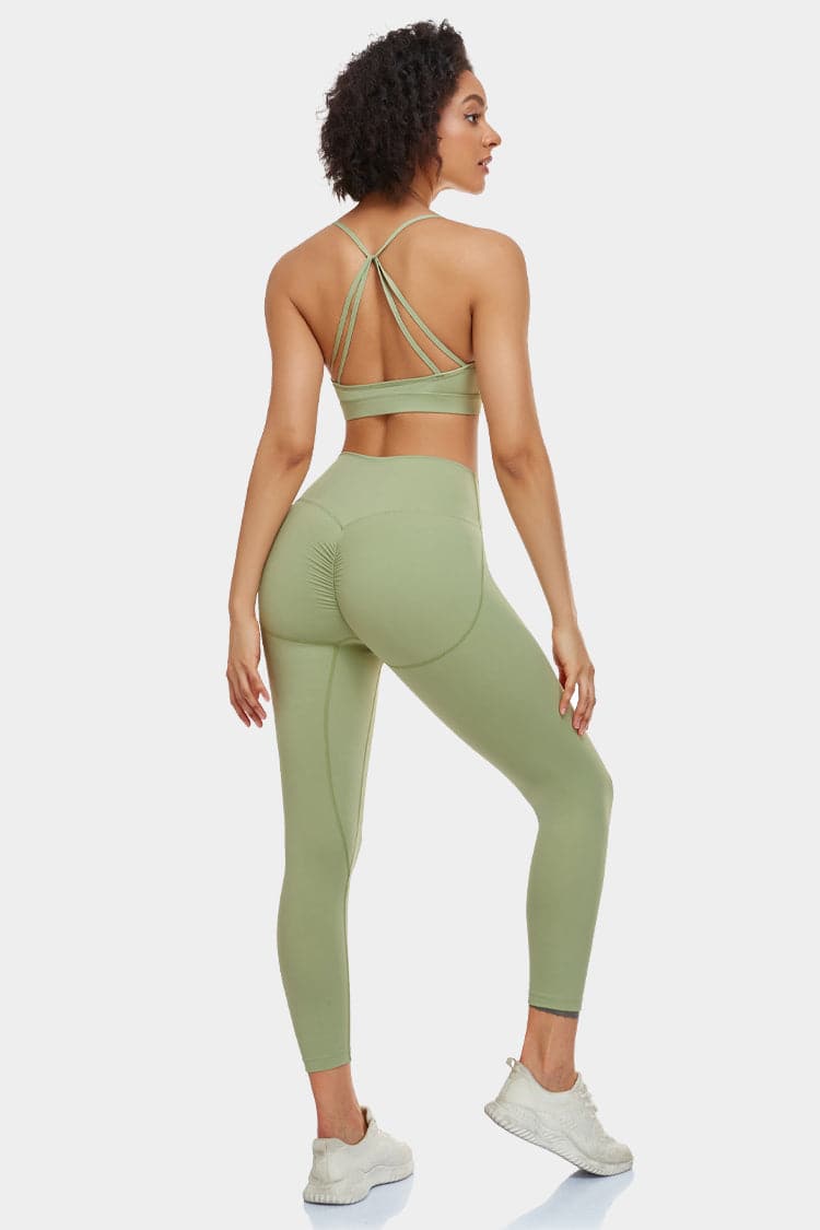 Vutru High-Waist Crossover Leggings