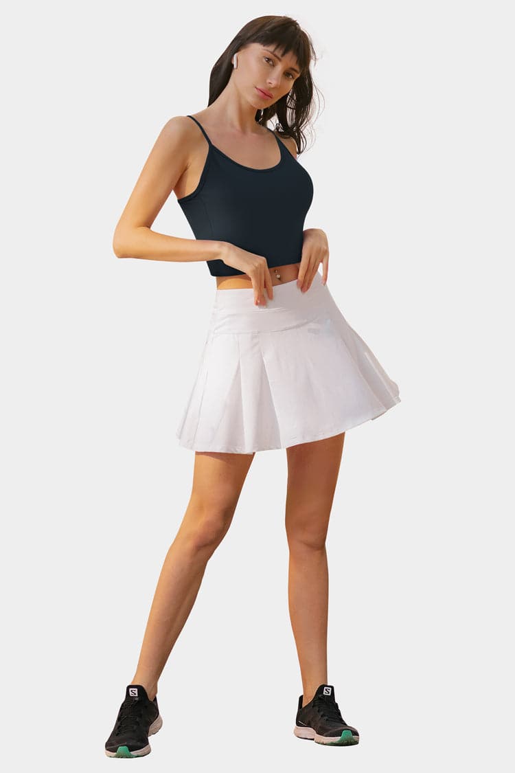 Vutru Ribbed Crop Sports Tank Top