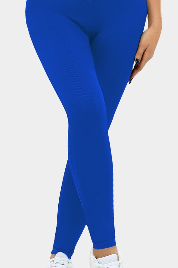 Vutru Blue Ribbed Sports Romper