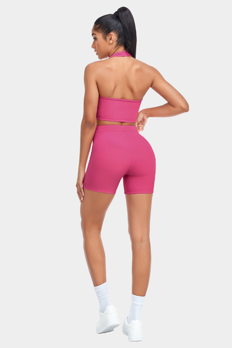 Halter Neck Tank and Shorts Set