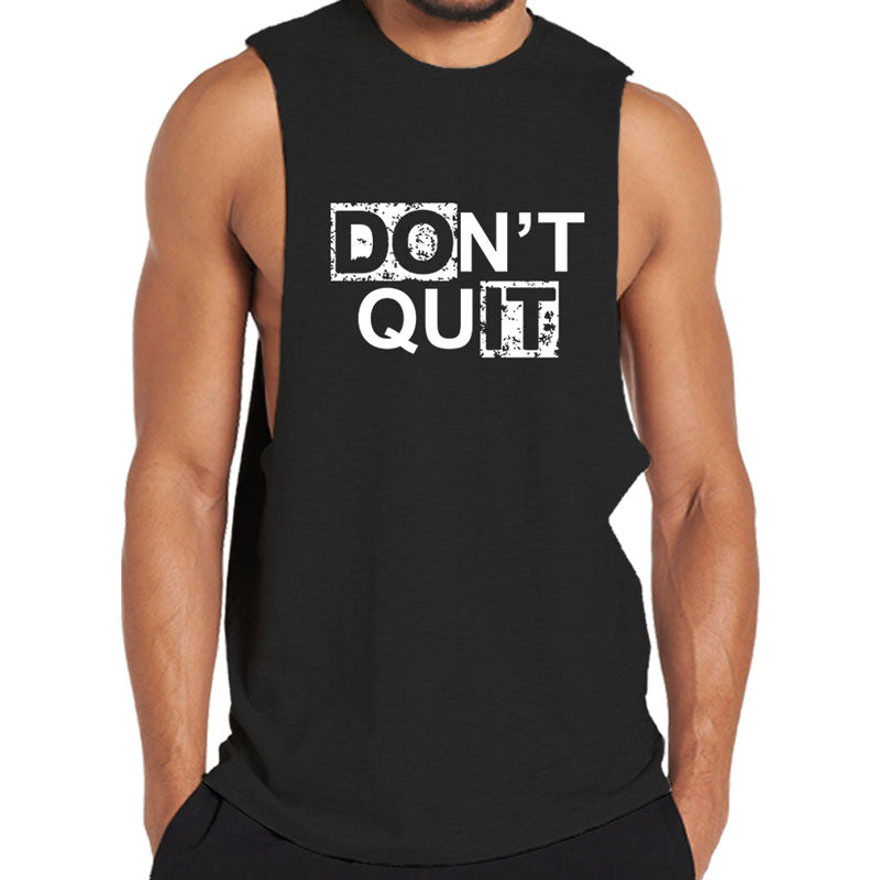 Do Not Quit Graphic Men's Tank Top