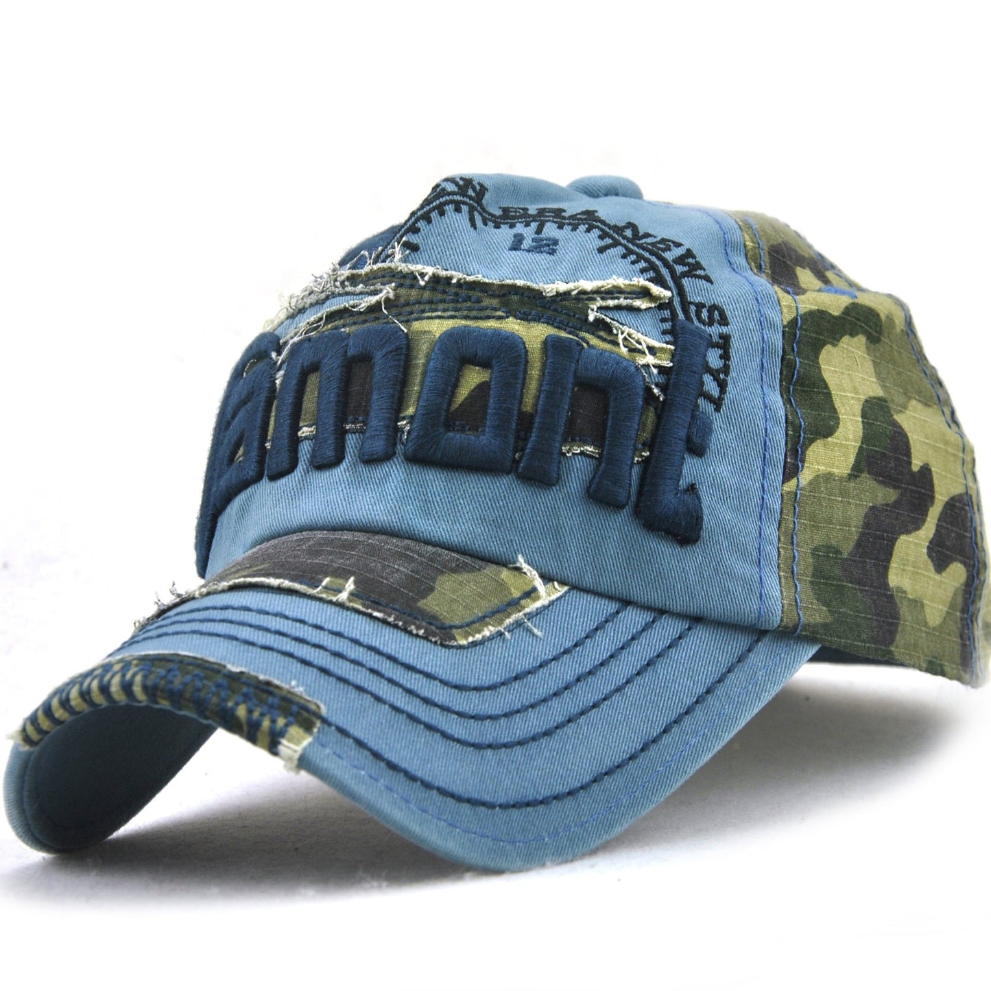 Casual Colorblock Camouflage Baseball Cap