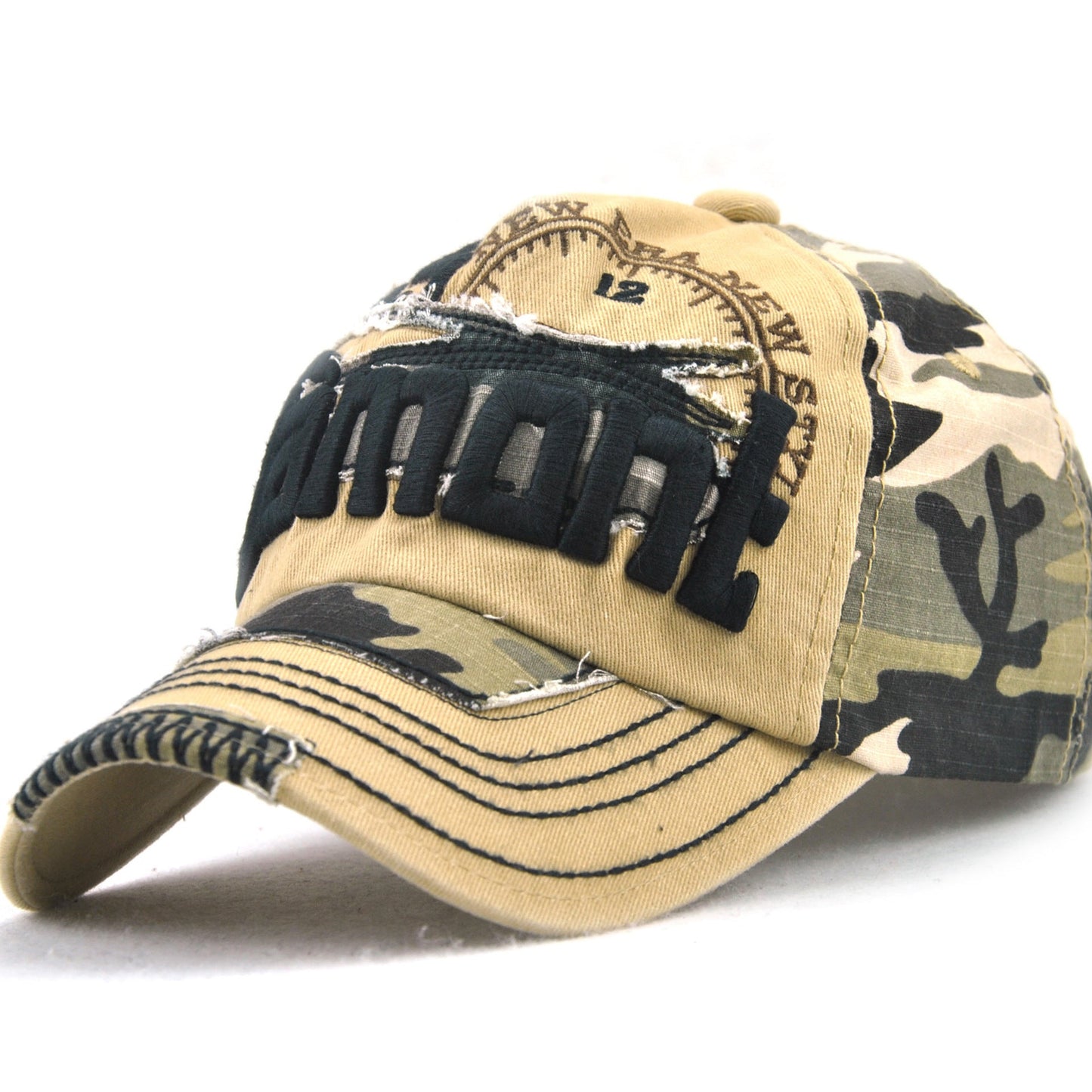 Casual Colorblock Camouflage Baseball Cap