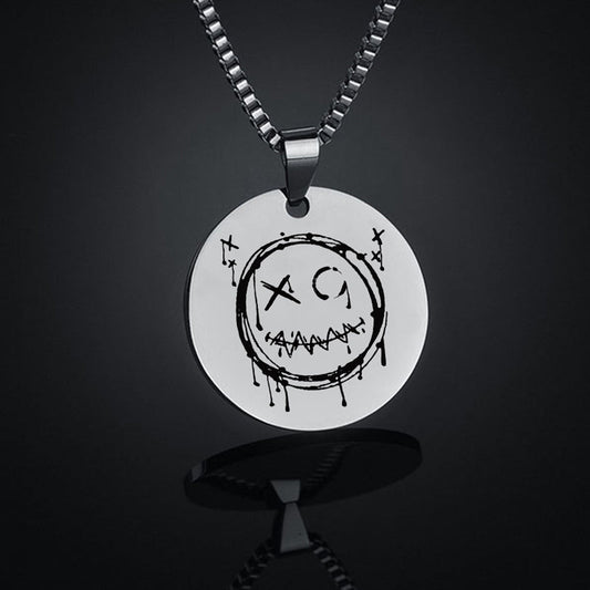 Funny Smile Titanium Steel Fitness Jewelry