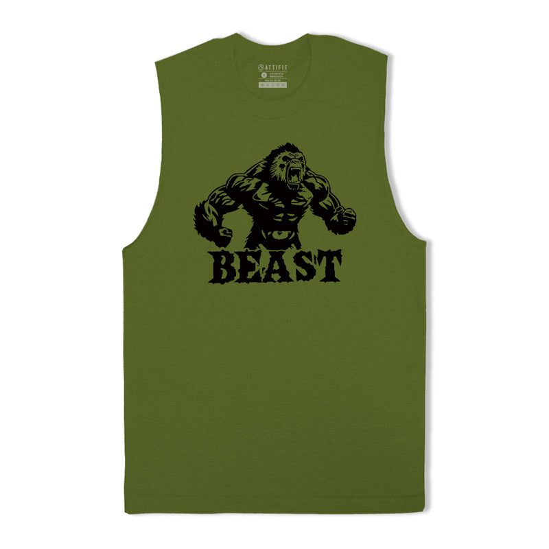 Beast Graphic Men's Tank Top