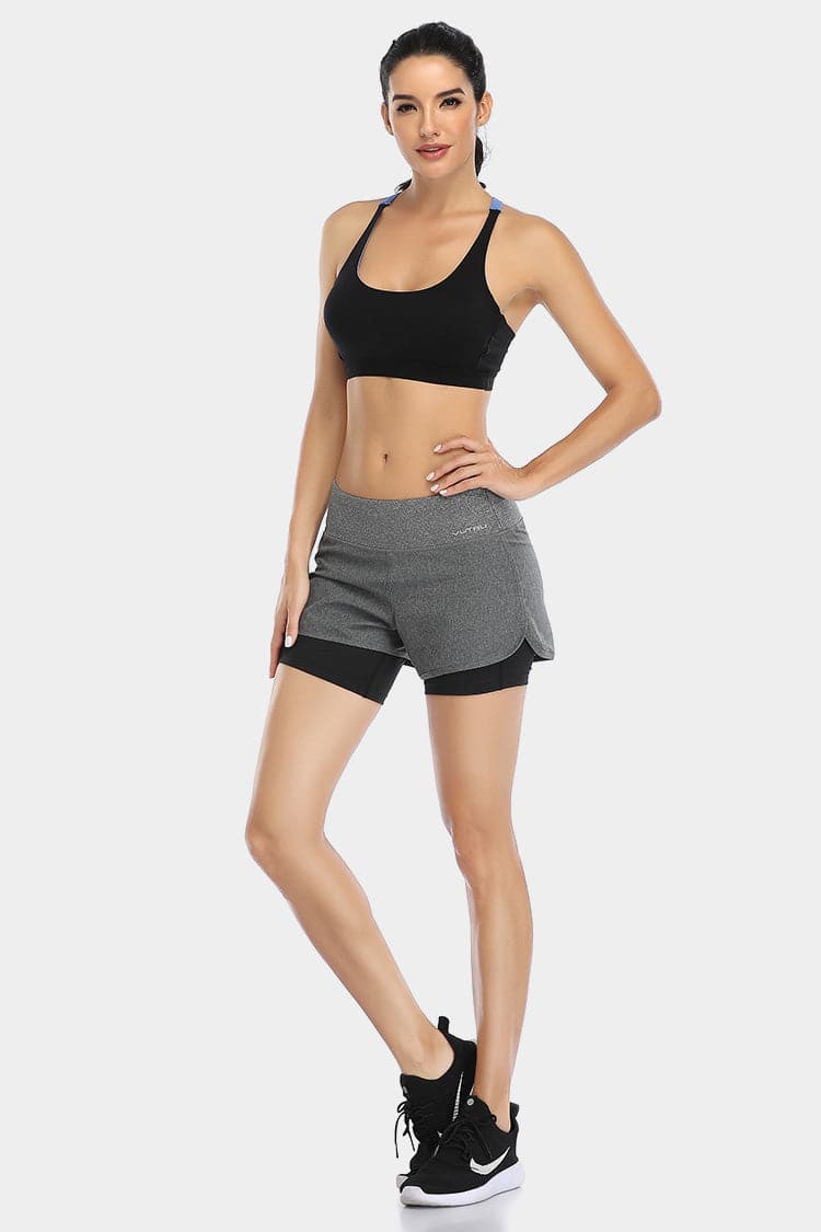 Vutru Low-Waist Lined Sports Shorts