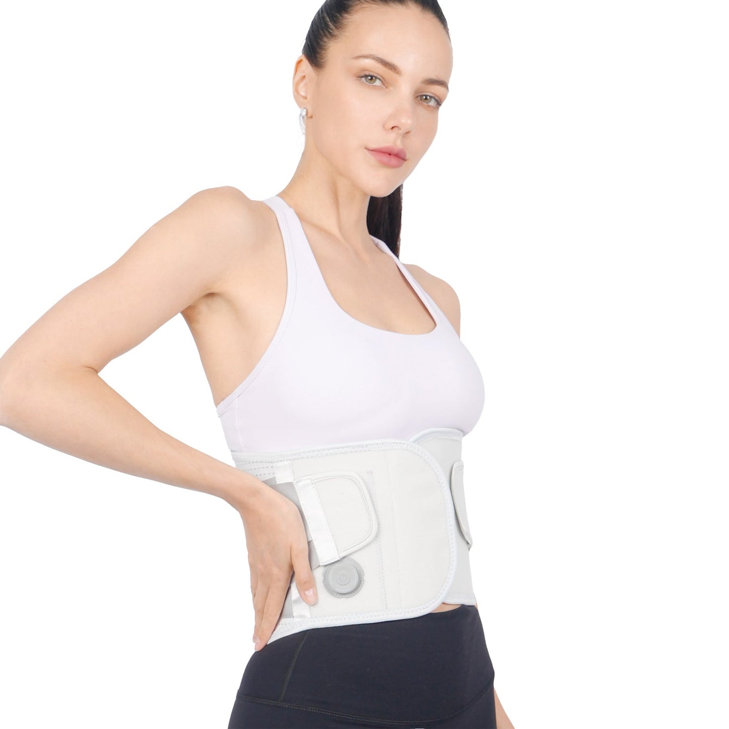 Aofit | Graphene Lumbar Support with compression velcro straps to Relieve Lower Back Pain
