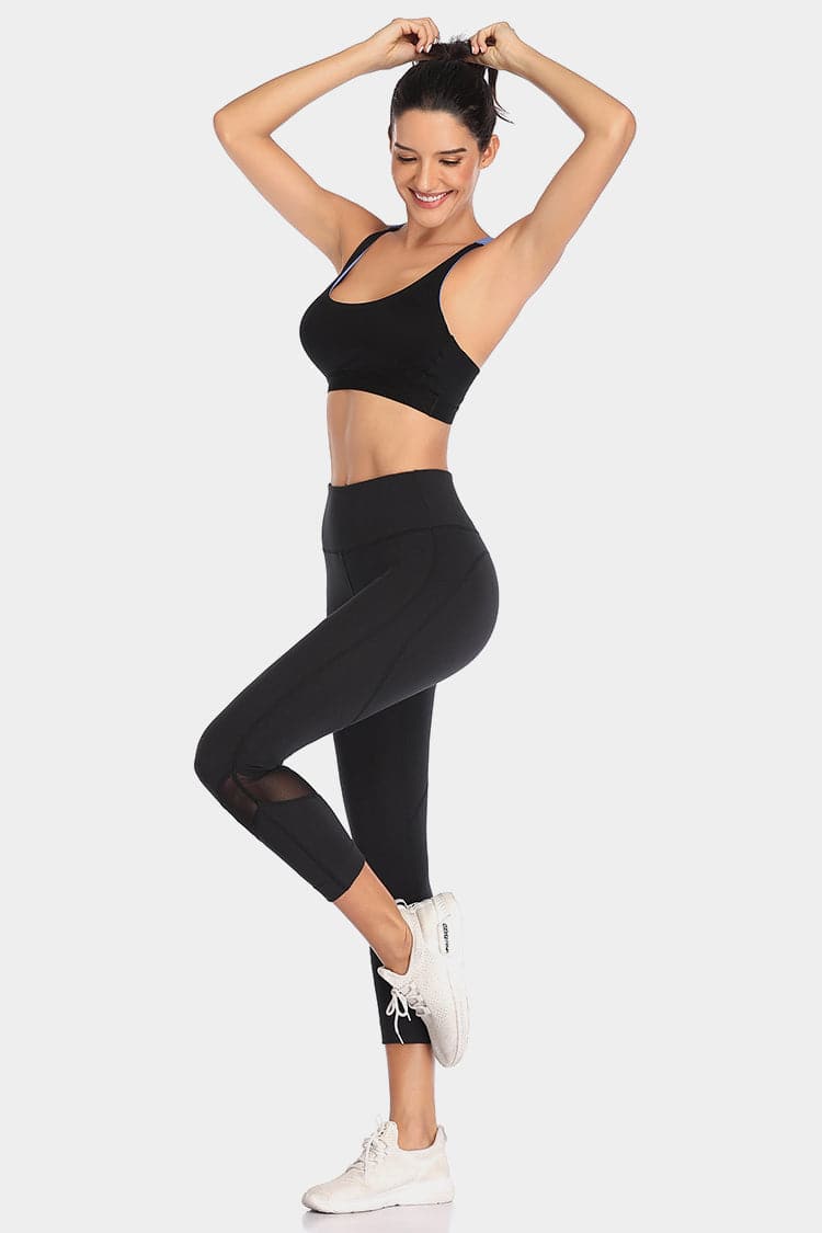 Vutru High-Waist Soft Yoga Capri Leggings