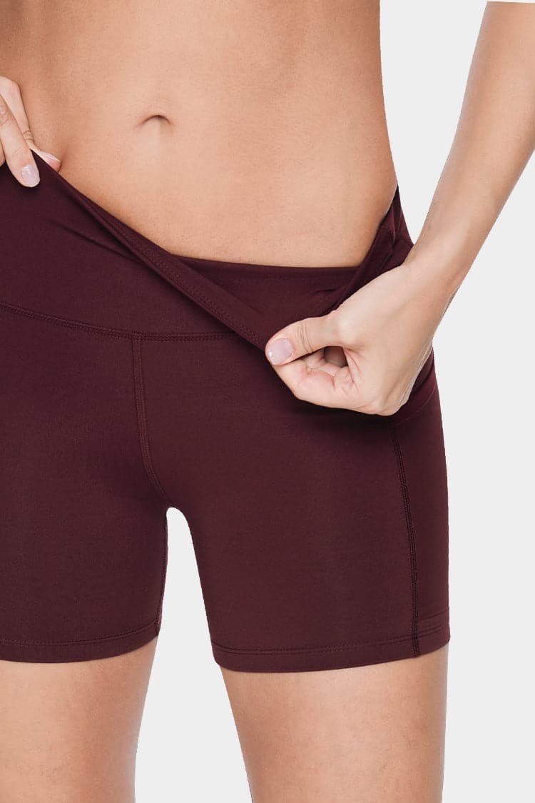 Vutru High-Waist Compression Yoga Shorts