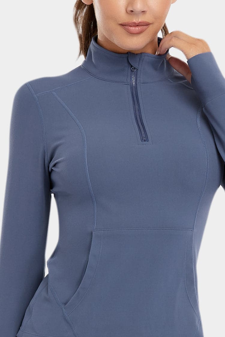 Half-Zip Women's Fitness Jacket
