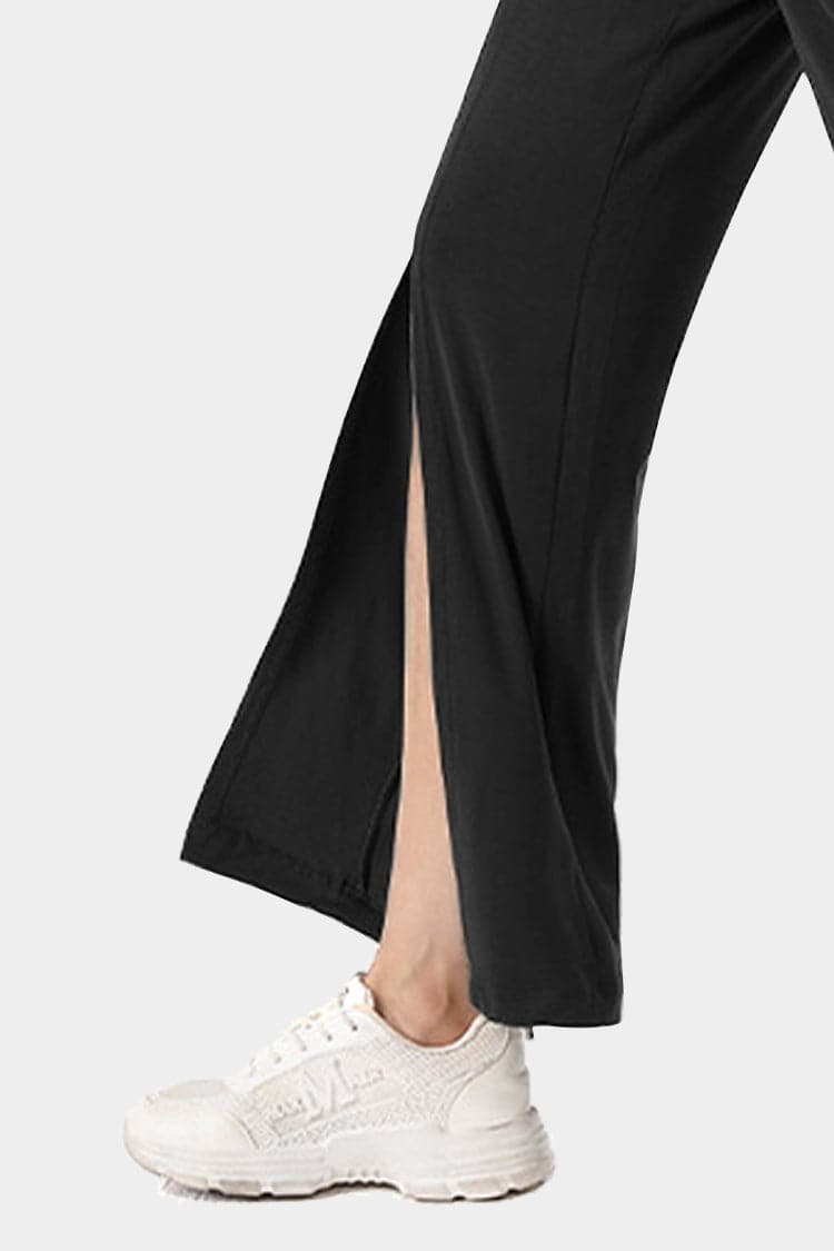 Vutru Split Hem Wide Leg Pants