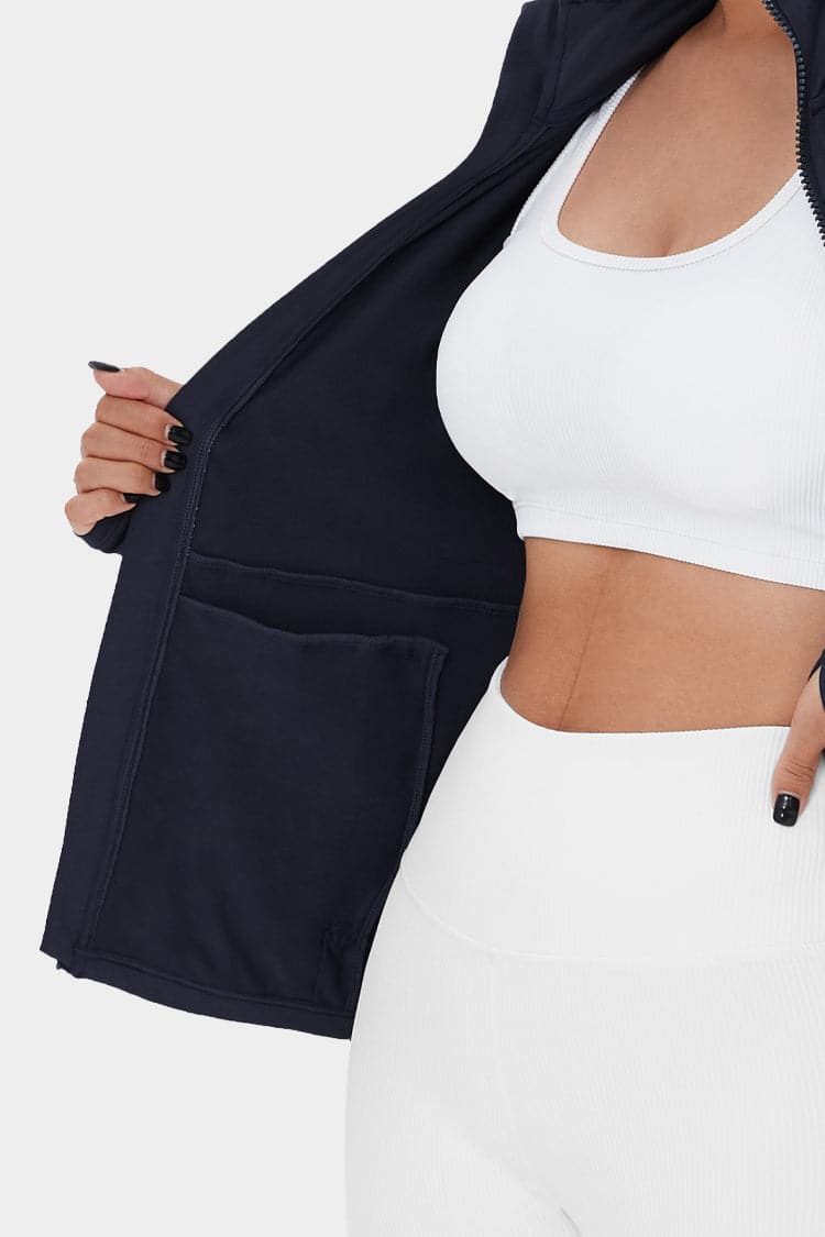 Vutru Zipper Thumb Hole Jacket