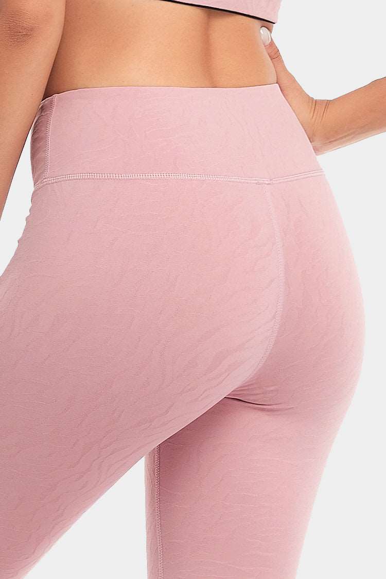 Vutru High-Waist Jacquard Tight Leggings