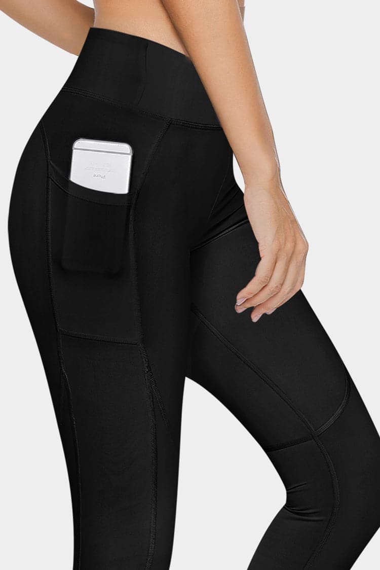 Vutru Low-Waist Side Pocket Capri Leggings