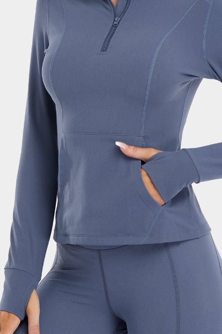 Half-Zip Women's Fitness Jacket