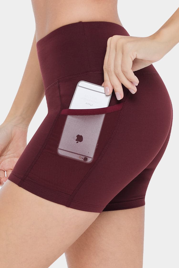 Vutru High-Waist Compression Yoga Shorts