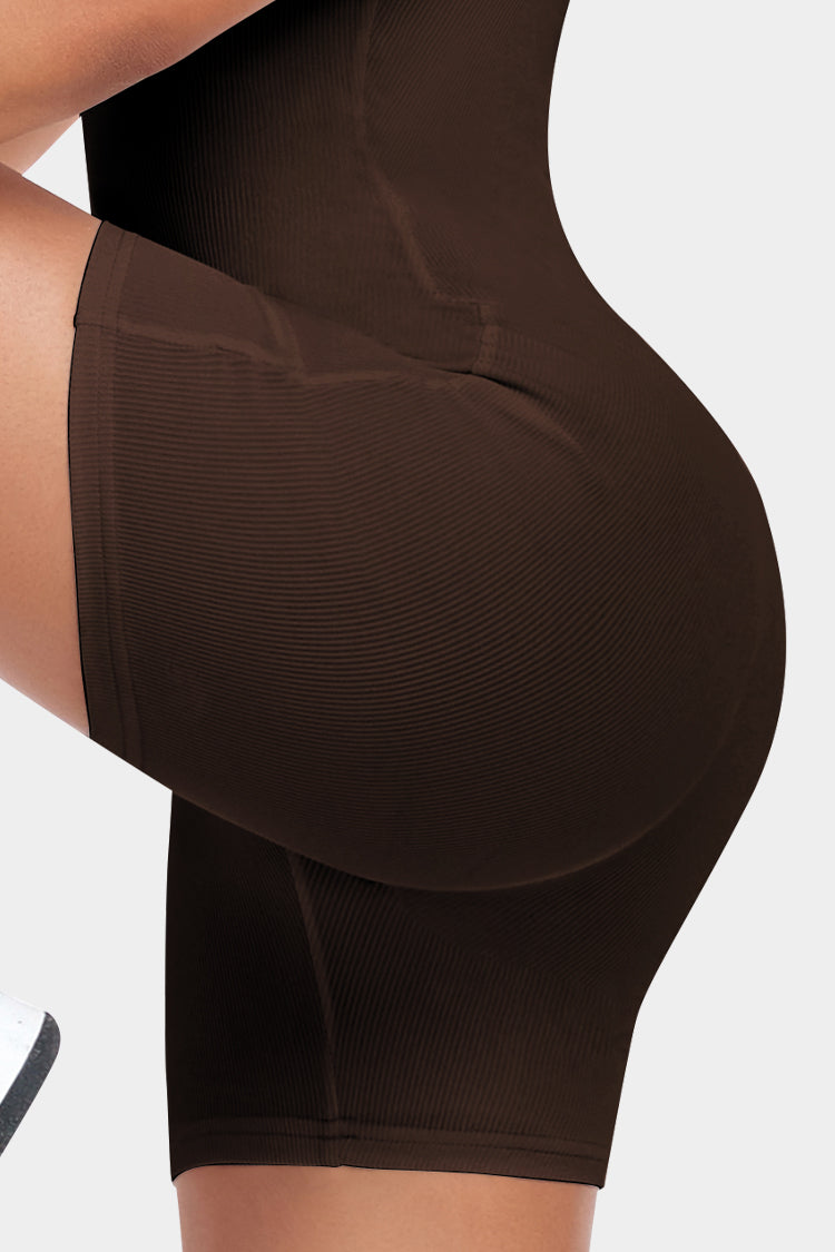 Criss-Cross Strappy Bodysuit