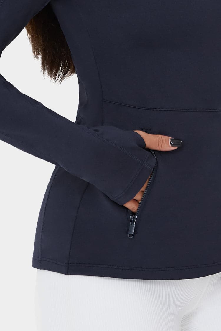 Vutru Zipper Thumb Hole Jacket