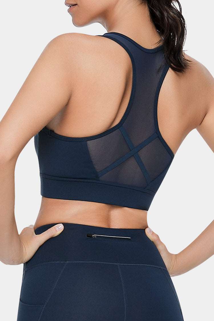 Vutru High Impact Mesh Back Sports Bra