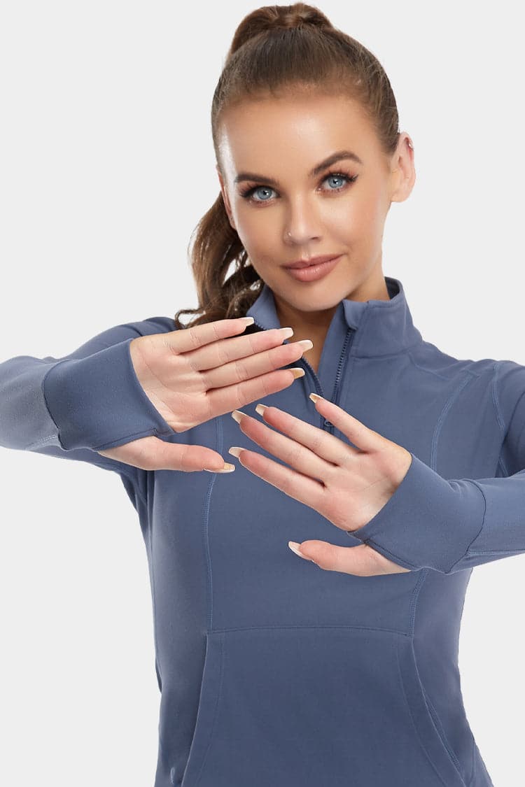 Half-Zip Women's Fitness Jacket
