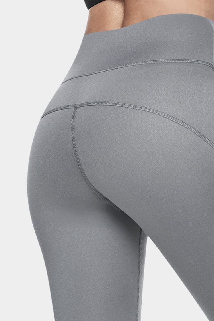 Vutru High-Waist Running Capri Leggings