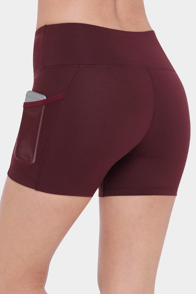 Vutru High-Waist Compression Yoga Shorts