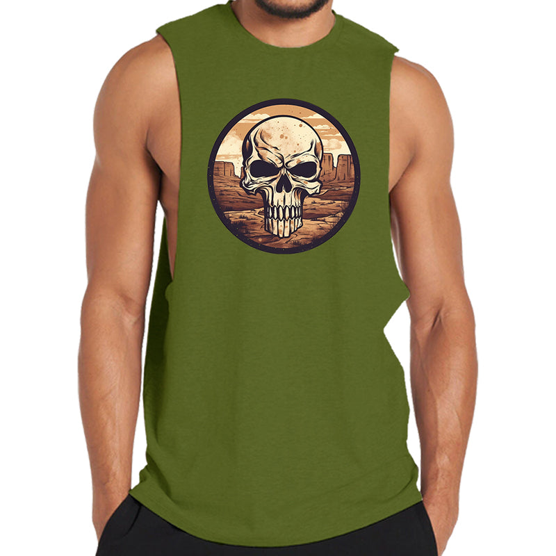 Desert Skull Men's Tank Top