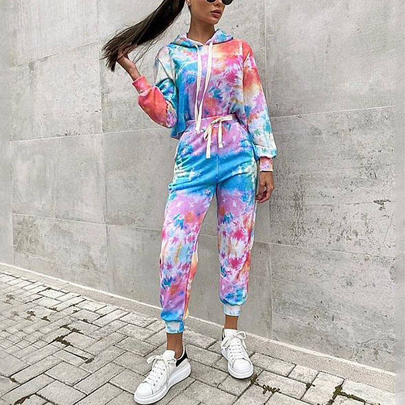 Tie-Dye Two-Piece Suit