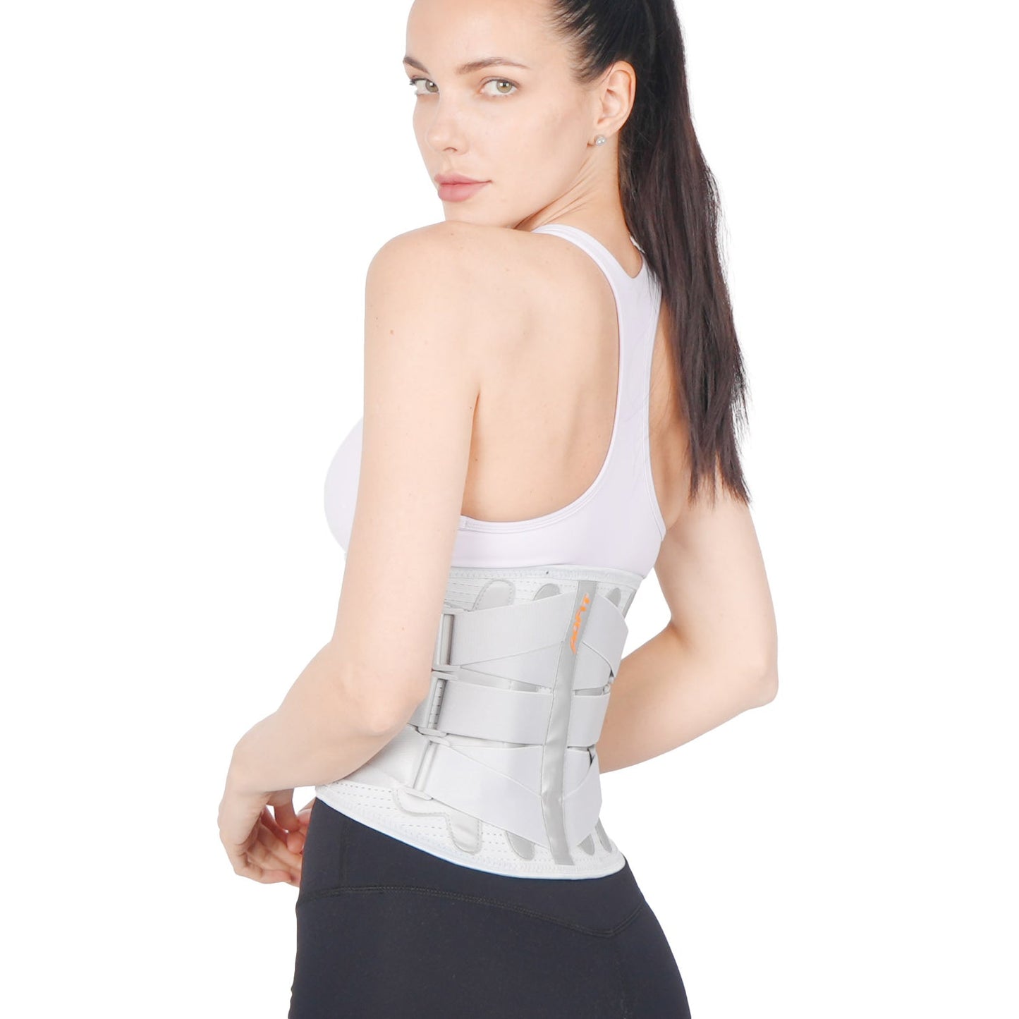 Aofit | Graphene Lumbar Support with compression velcro straps to Relieve Lower Back Pain
