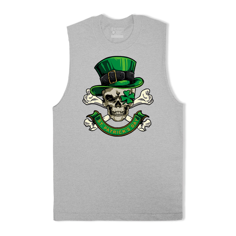 St Patrick's Skull Men's Tank Top