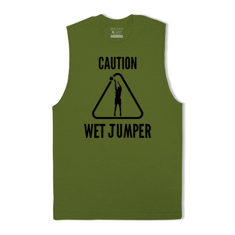 Caution Wet Jumper Tank Top