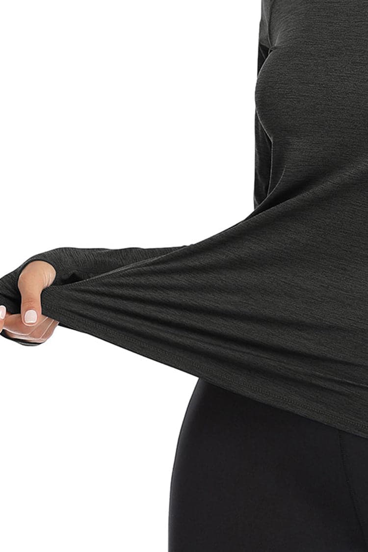 Vutru Thumb Holes Workout Long Sleeves
